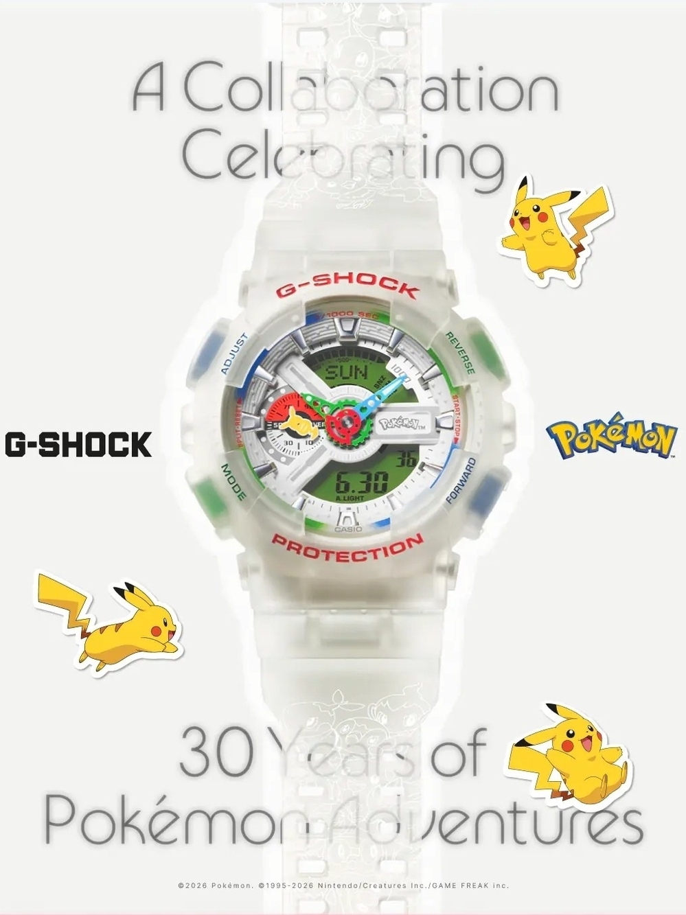 ♡G-SHOCK Pokémon Collaboration (NEW IN BOX)